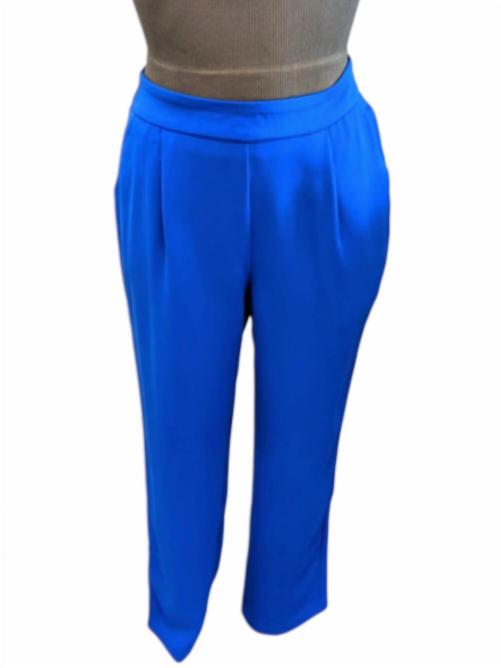 NEW SKIES ARE BLUE women's electric wide leg pants in blueberry